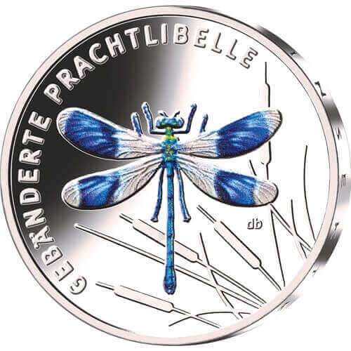 Deutschland_5euro_2023_Wunderwelt_Insekten_Gebänderte_Prachtlibelle.jpg