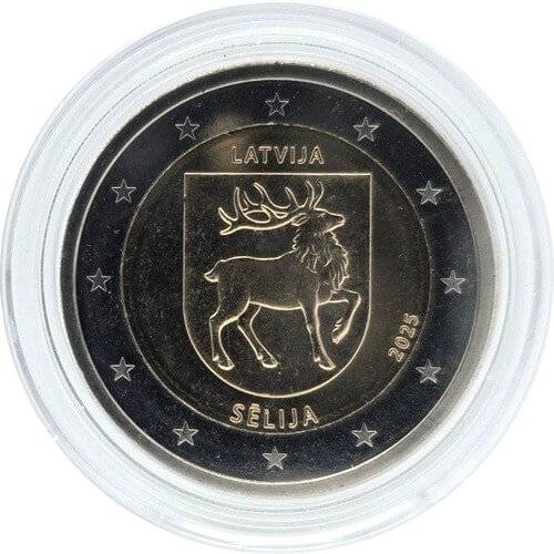 Lettland_2025_2euro_Region_Sēlija.jpg