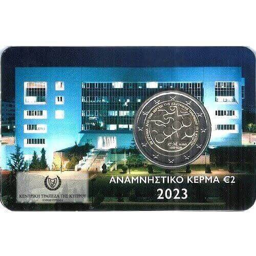 Zypern_2euro_2023_Gründung_der_Zentralbank_coincard.JPG